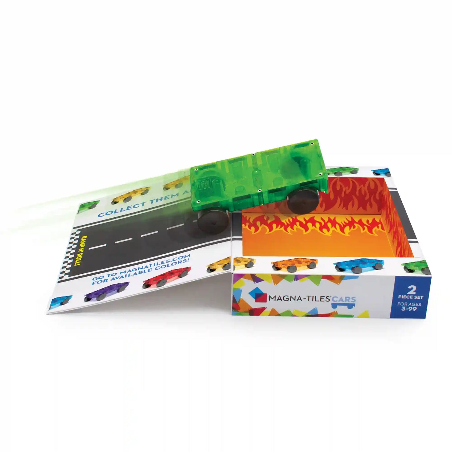 Cars 2 Piece Expansion Set: Green & Yellow